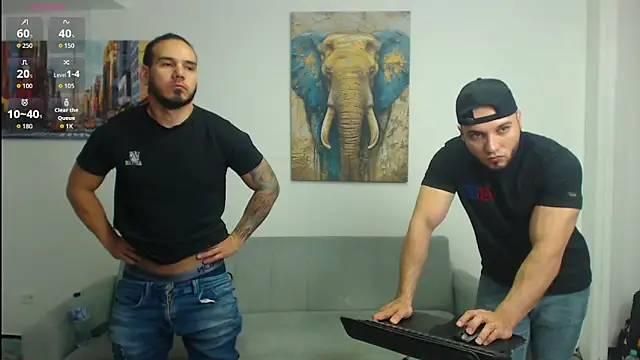 Show modela jhustin_marcius na web-kameri
