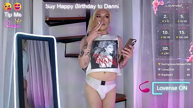 Show modela DanniHotBoy02 na web-kameri