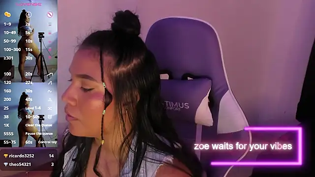 ZoeParcker Webcam show