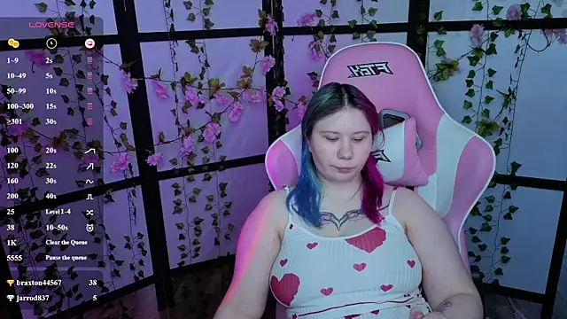 Show de kitsune_little na webcam