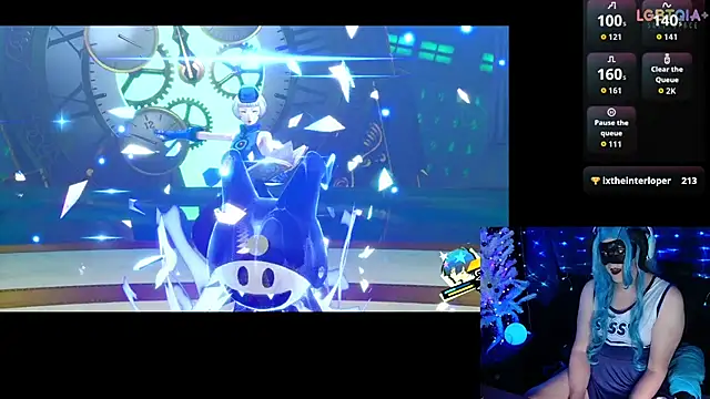 Show de StarshineMoonspark na webcam