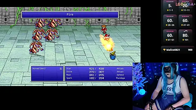 Pertunjukan Kamera Web StarshineMoonspark