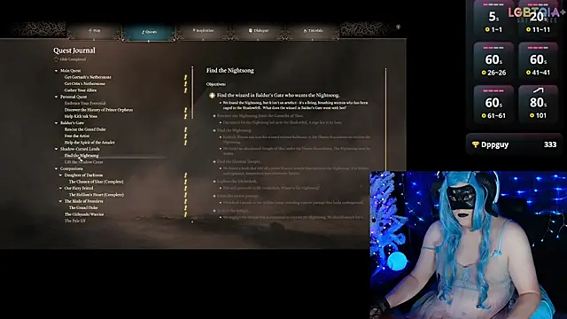 Show Webcam de StarshineMoonspark