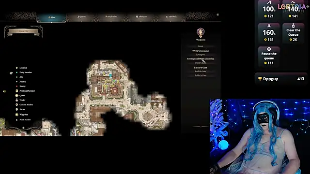 StarshineMoonspark: διαδικτυακό σόου στην κάμερα
