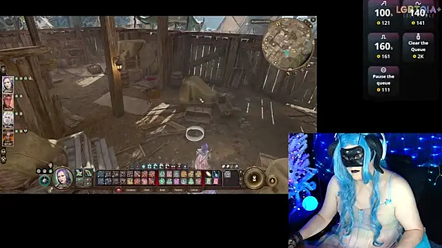 Show de StarshineMoonspark na webcam
