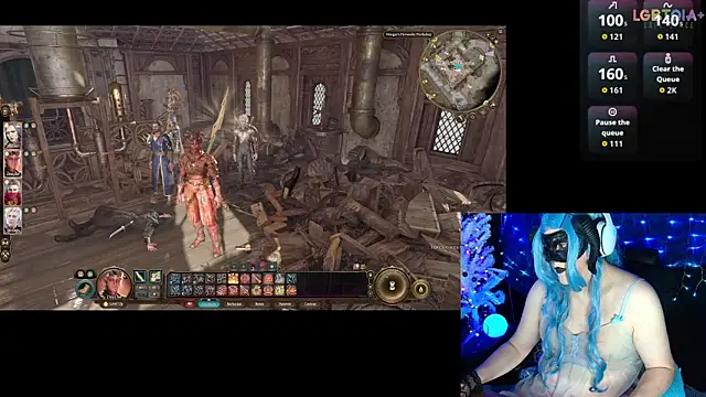 StarshineMoonspark: διαδικτυακό σόου στην κάμερα