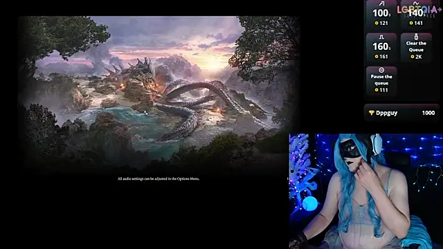 הופעת וובקאם של StarshineMoonspark