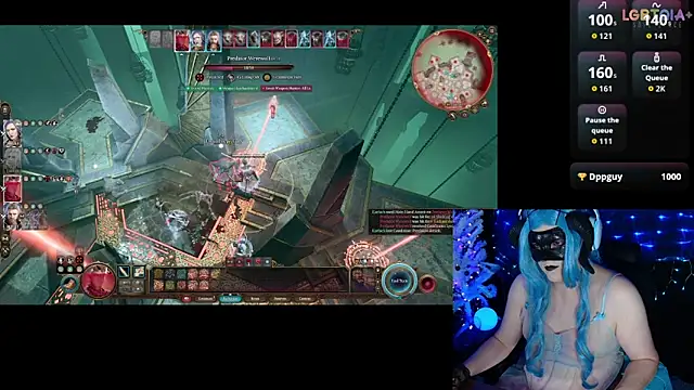 Show de StarshineMoonspark na webcam