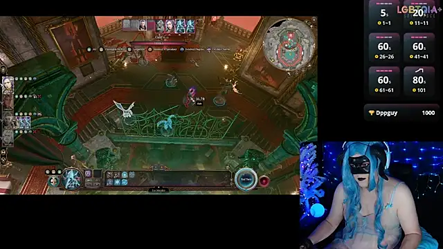 Show de StarshineMoonspark na webcam