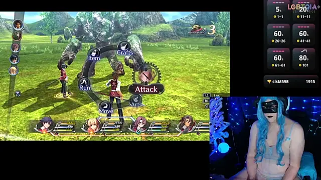 StarshineMoonsparkのウェブカメラショー