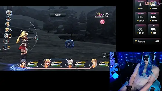StarshineMoonsparkのウェブカメラショー
