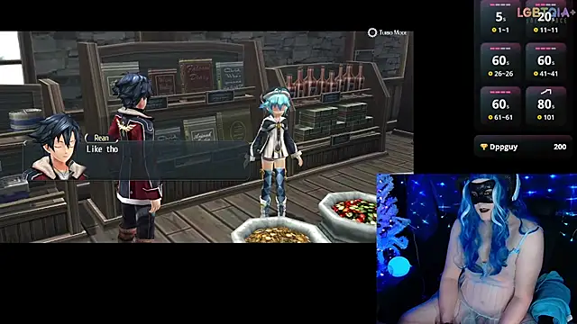 StarshineMoonsparkのウェブカメラショー