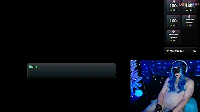 Show de StarshineMoonspark na webcam