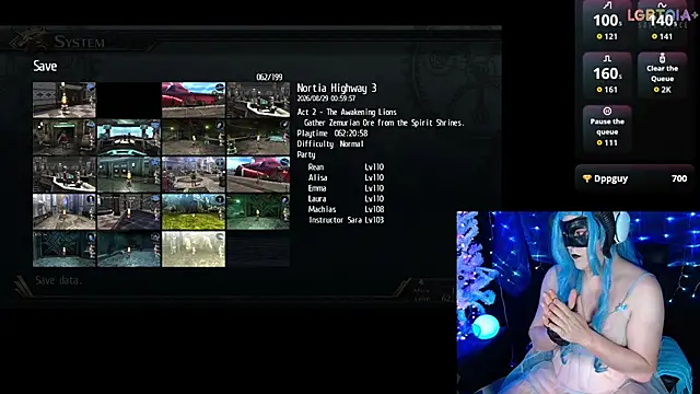 StarshineMoonsparkのウェブカメラショー