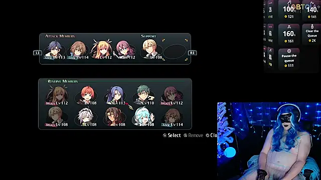 StarshineMoonsparkのウェブカメラショー