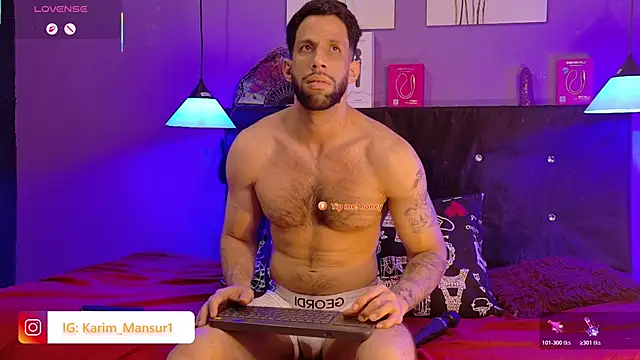 Karim_mansur webkamerás műsora