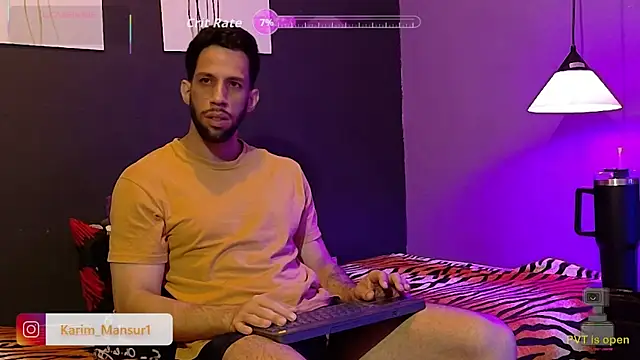 Karim_mansur Adlı Modelin Web Kamerası Şovu