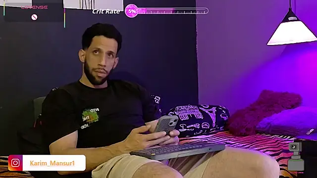 הופעת וובקאם של Karim_mansur