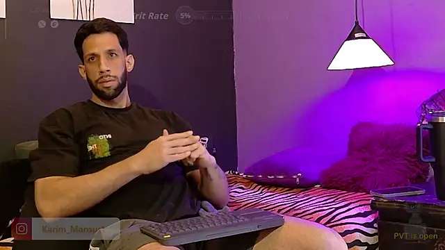 הופעת וובקאם של Karim_mansur
