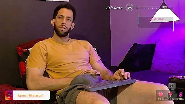 Show modela Karim_mansur na web-kameri