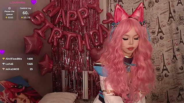 AhriStellar 라이브 XXX 채팅