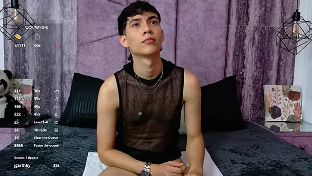 Show modela AronTawers na web-kameri