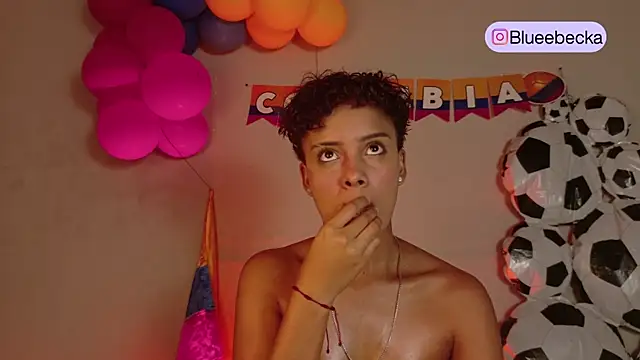 Show de BeckaBlue na webcam