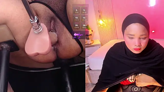 Show modela Camila-Rose na web-kameri