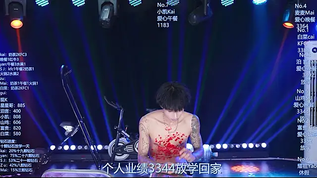 AOA-boy Show in webcam
