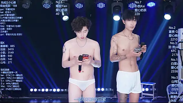 Show modela AOA-boy na web-kameri