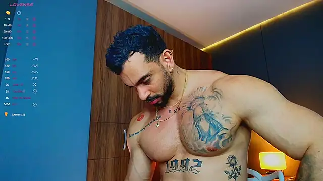massimo_visconti: διαδικτυακό σόου στην κάμερα