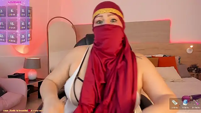 Show de _Azahaaraa_ na webcam