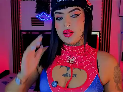 Show modela LauriInk1 na web-kameri