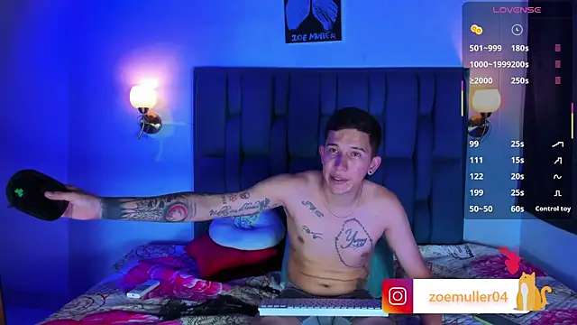 הופעת וובקאם של Zoe_Axel1