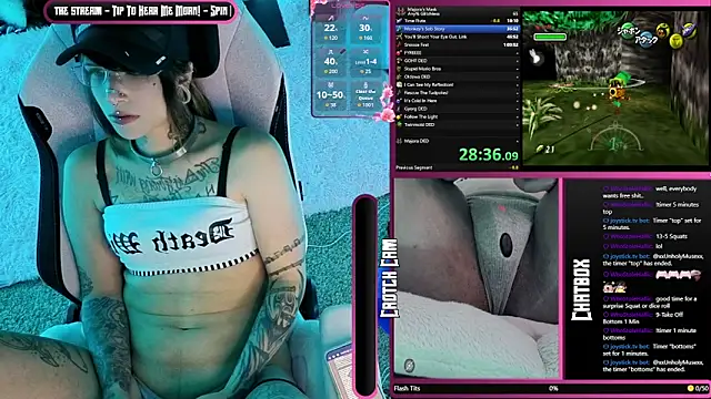 הופעת וובקאם של xxunholymusexx