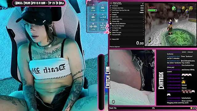 Show modela xxunholymusexx na web-kameri