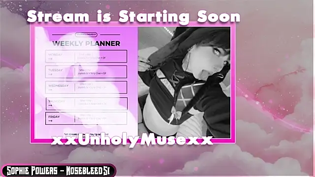 xxunholymusexx webcam show