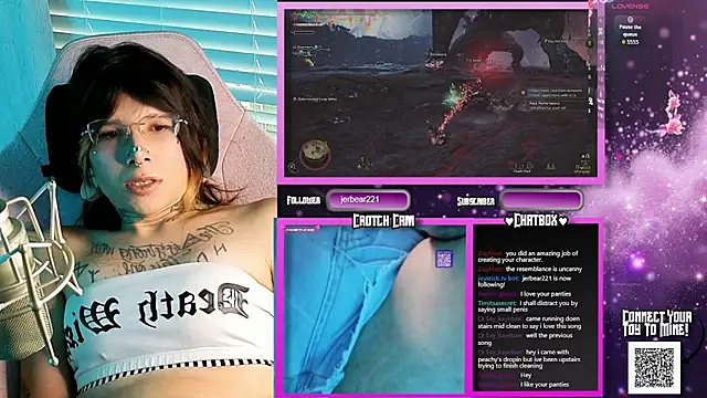 הופעת וובקאם של xxunholymusexx