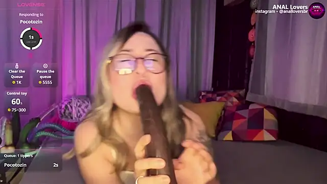 Show de analloversbr na webcam
