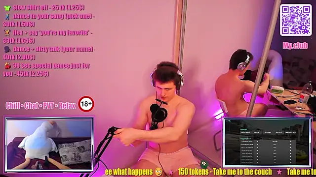 SweatyJay Show Webcam