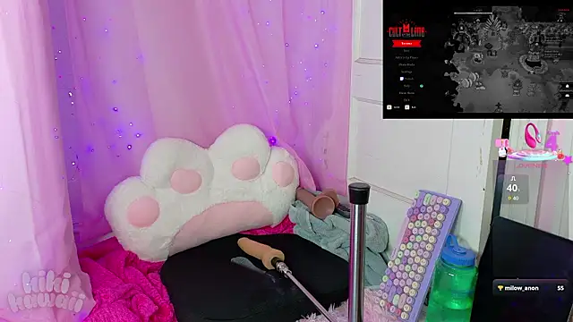 Show modela KawaiiKiki_247 na web-kameri