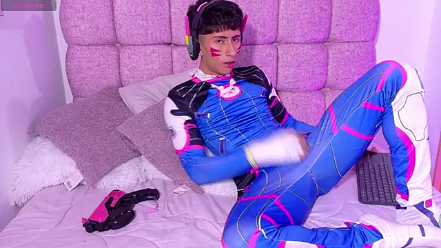 Show de AndyJustgame_ na webcam