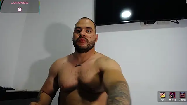 Show de Hershell_XXL na webcam