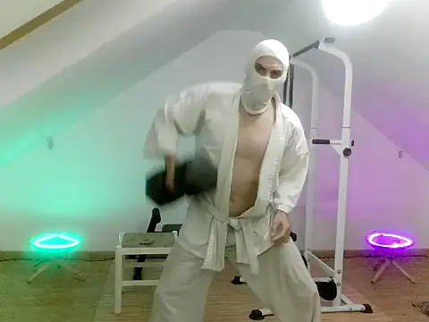 Show de NinjaLaser na webcam