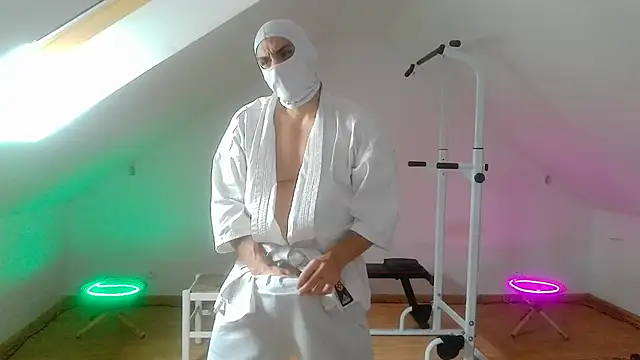 Show de NinjaLaser na webcam