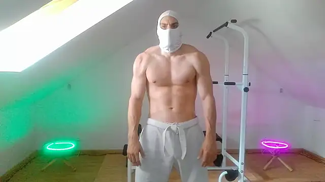 NinjaLaser Show in webcam