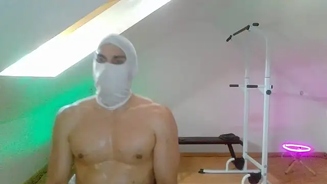NinjaLaser Show in webcam