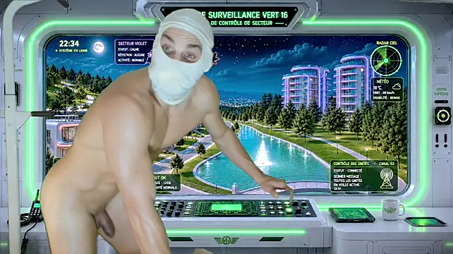 NinjaLaserのウェブカメラショー