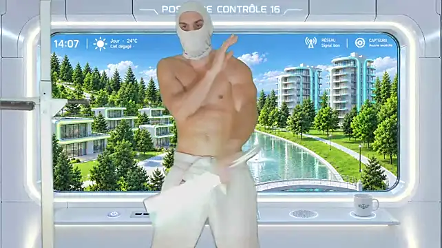 NinjaLaserのウェブカメラショー