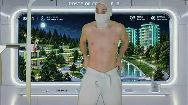 NinjaLaser Show in webcam